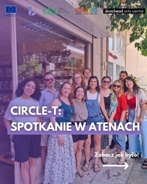 🎭 CIRCLE-T w Atenach! 🇬🇷 W dniach 6–8 lipca spotkaliśmy się z partnerami projektu CIRCLE-T na kolejnym międzynarodowym szkoleniu poświęconym zrównoważonemu teat…